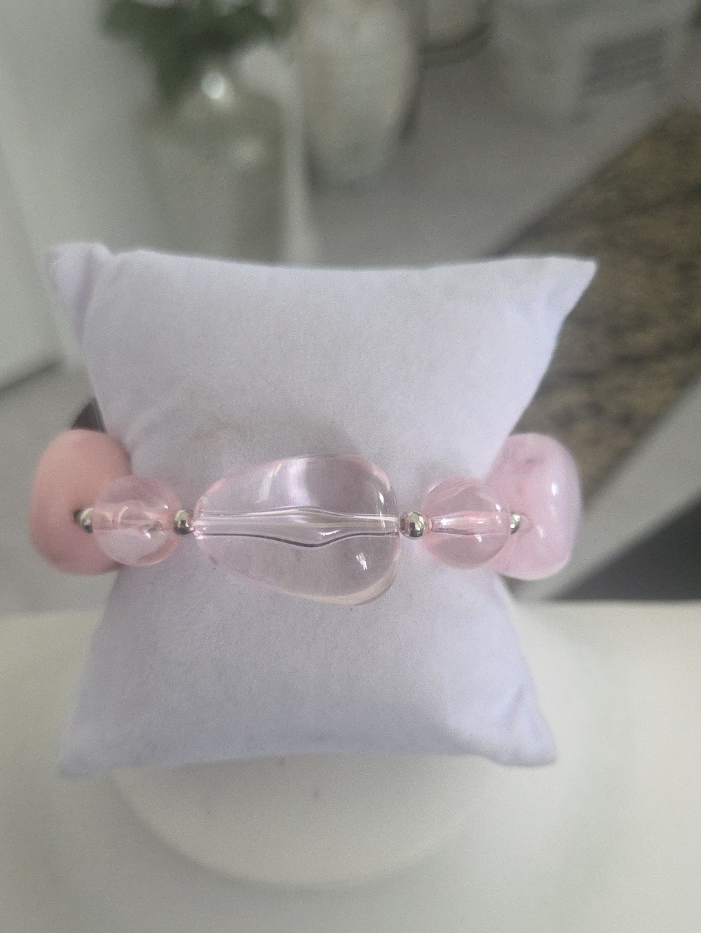 Paparazzi Pink Bead Bracelet NWT